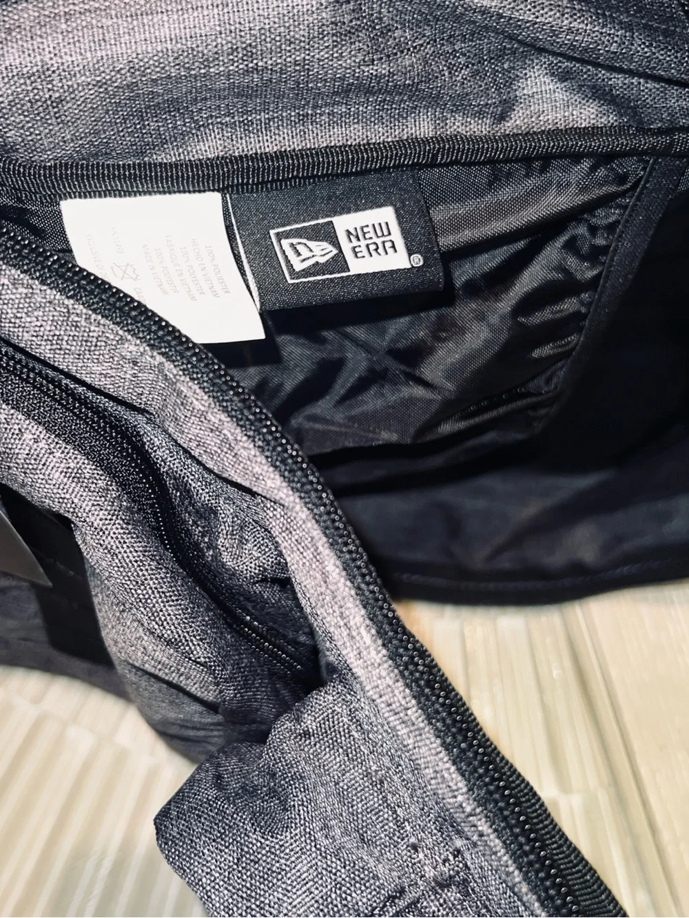 New Era Grey and Black 'martin.' Backpack